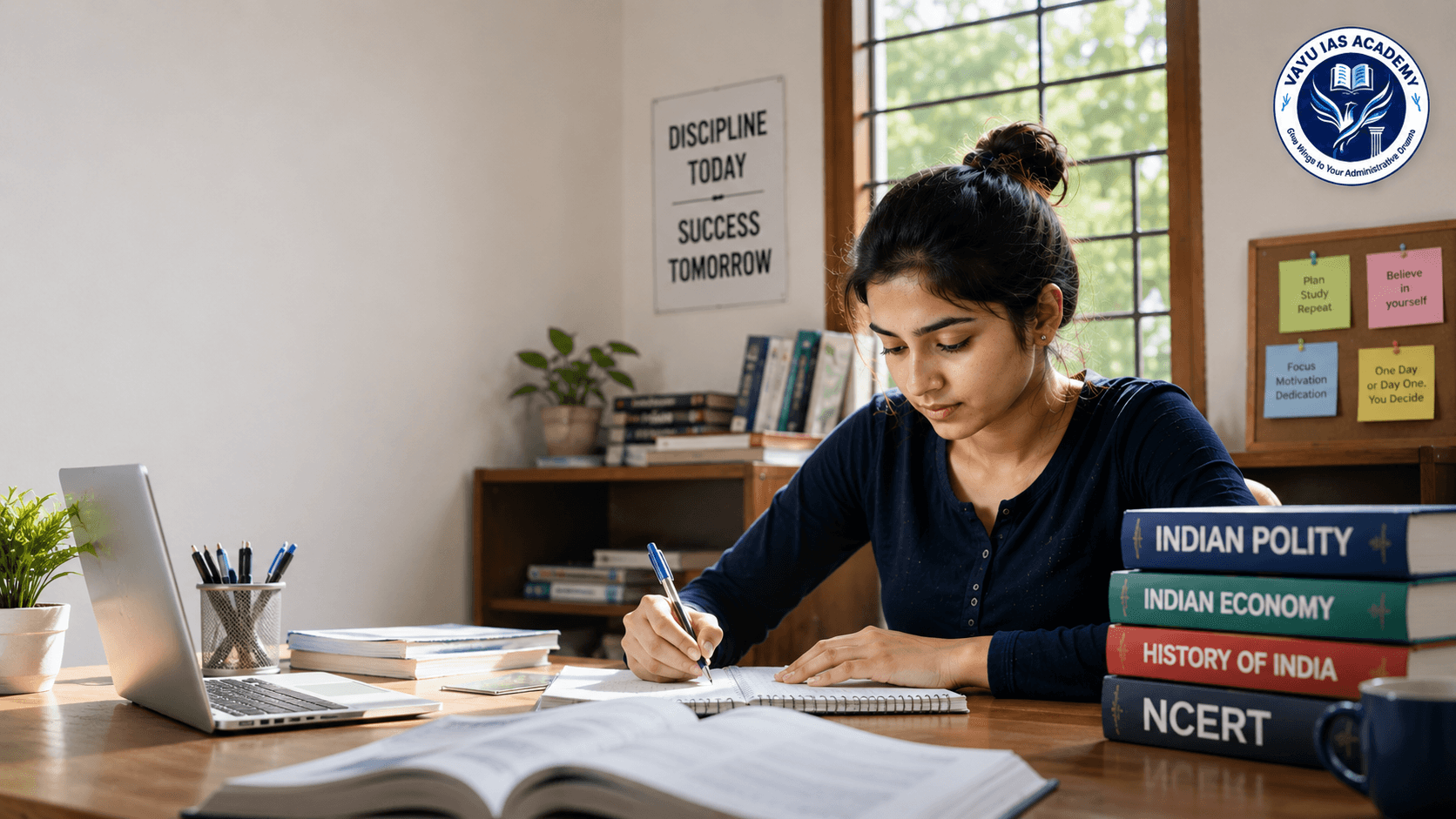 Students studying